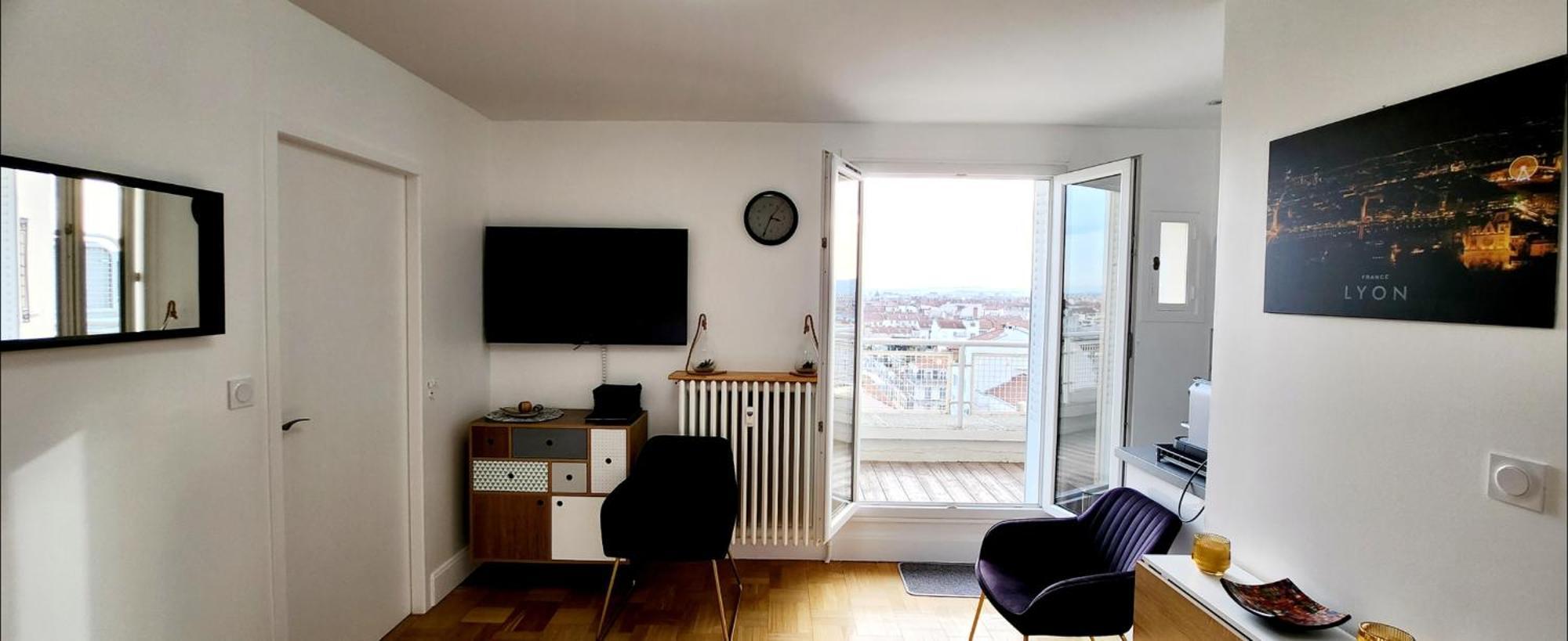 Plein Sud Terrasse Climatisation Garage Netflix Apartment Lyon Bagian luar foto